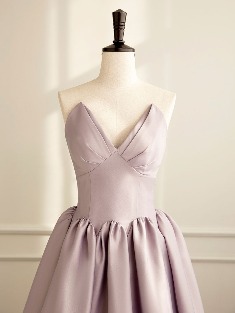 Stylish Drop Waist Satin A-line Formal Dress Evening Dress Stylish Drop Waist Satin A-line Formal Dress Evening Dress