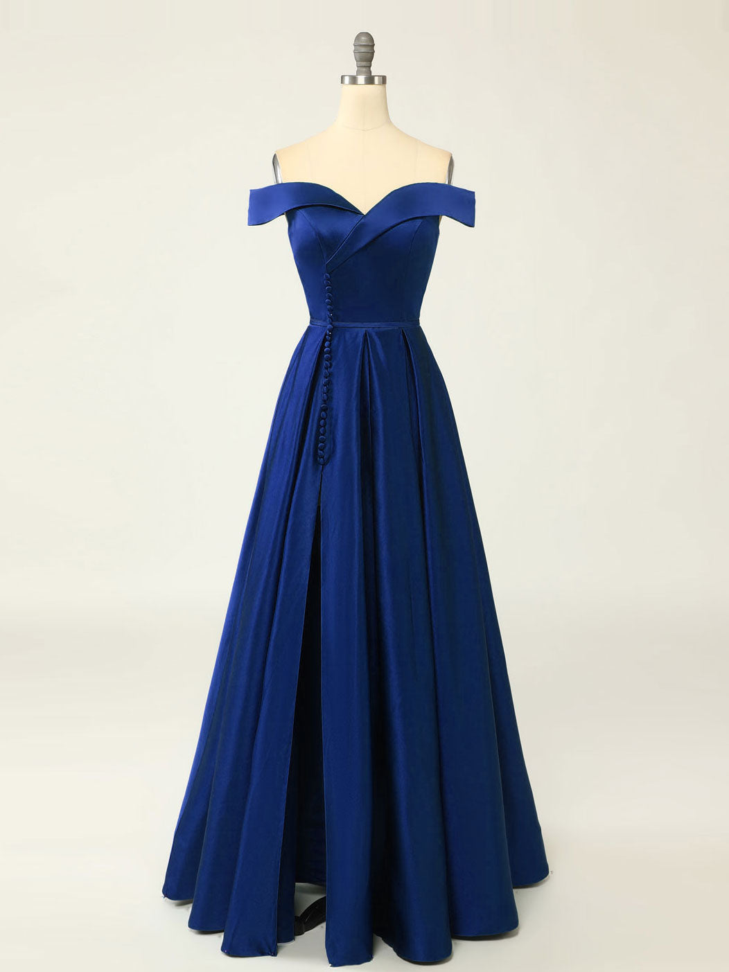 Overlap Neck Satin Emerald Green A-line Long Prom Dress Formal Party Dress Overlap Neck Satin Emerald Green A-line Long Prom Dress Formal Party Dress