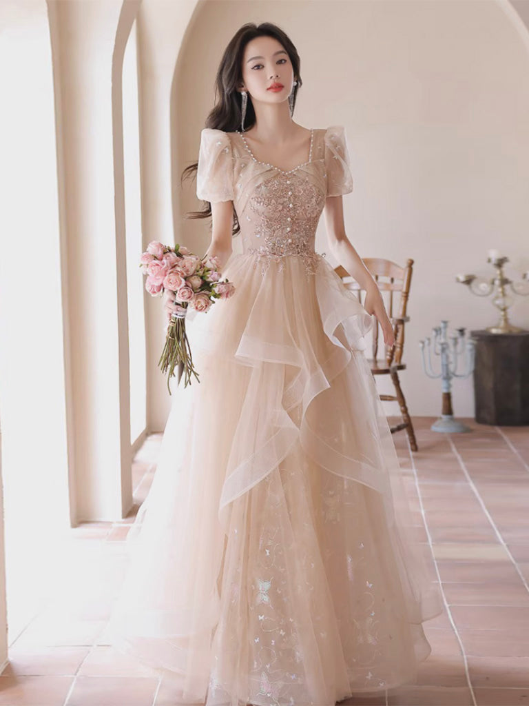 princess style long korean prom dresses Princess Style Long Korean Prom Dresses