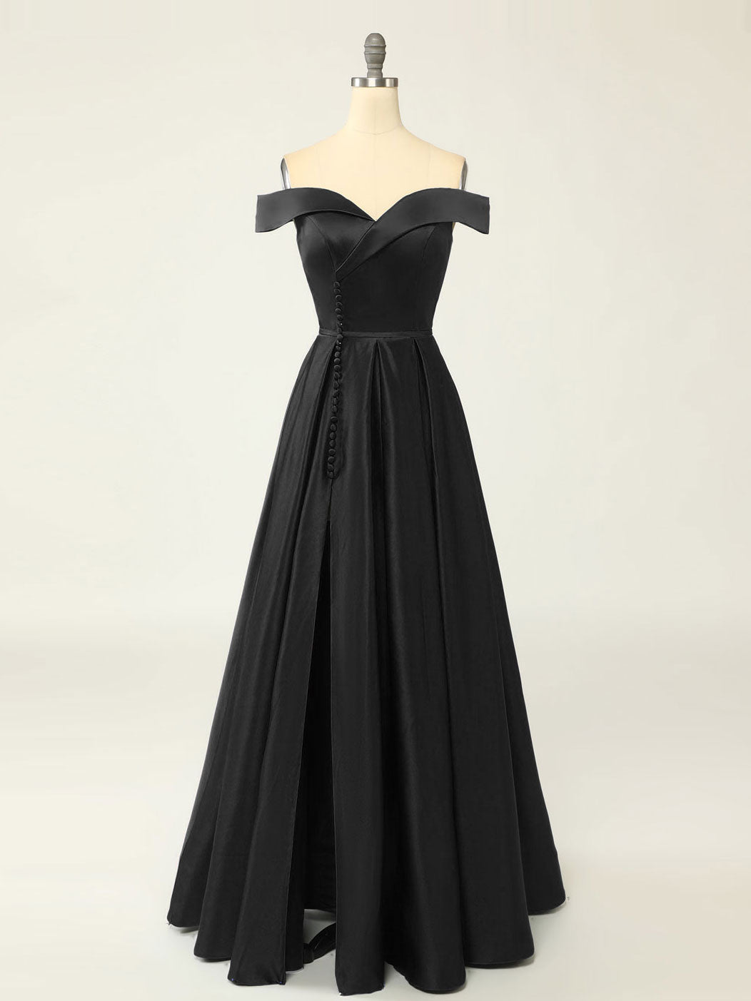 Overlap Neck Satin Emerald Green A-line Long Prom Dress Formal Party Dress Overlap Neck Satin Emerald Green A-line Long Prom Dress Formal Party Dress