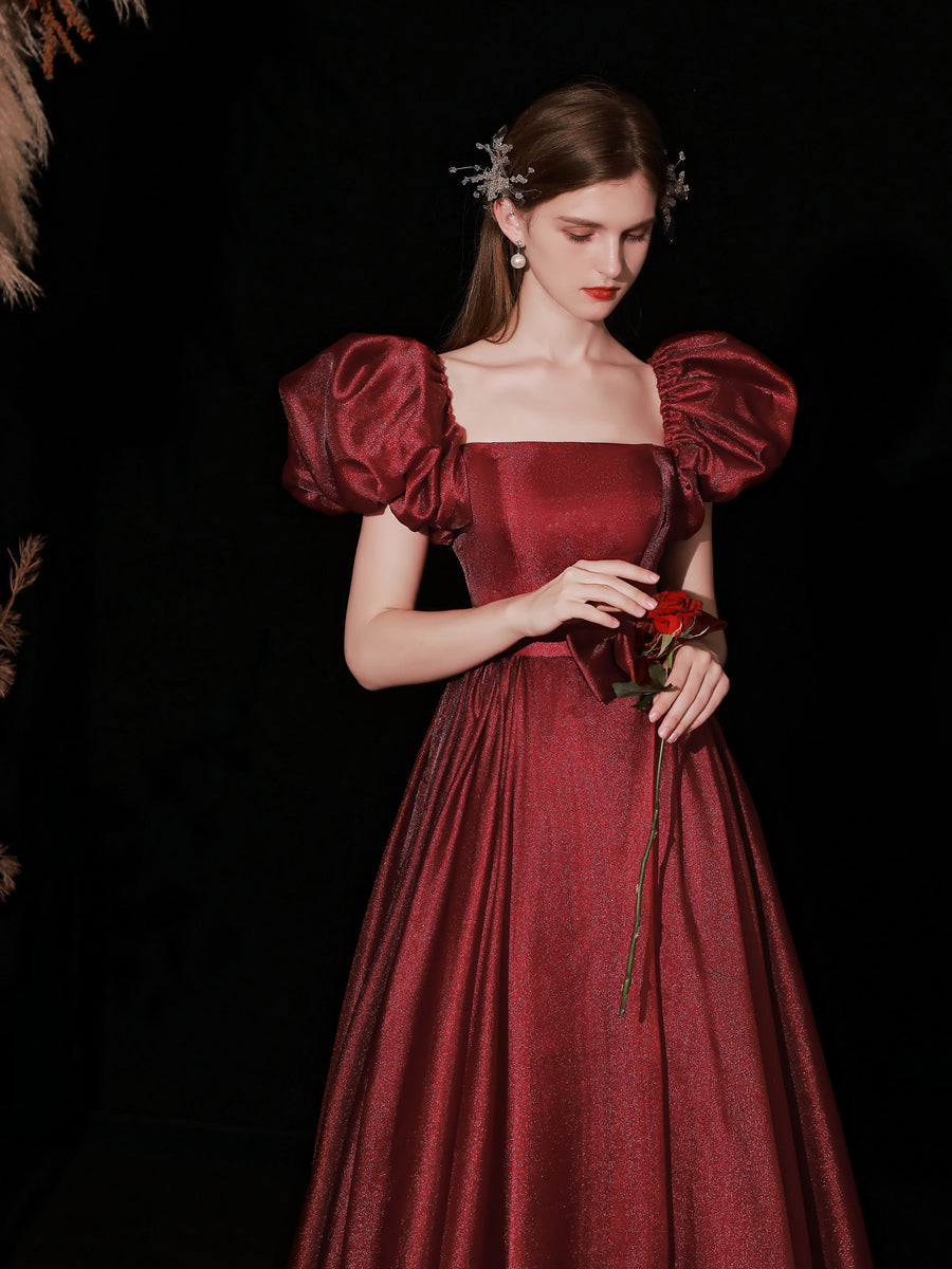 Burgundy Disney Princess inspired Ball Gown Prom Dress Burgundy Disney Princess inspired Ball Gown Prom Dress