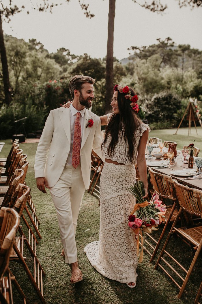 Casual Mermaid Long Two Piece Lace Wedding Dress |Crop Top Bridal Separates Casual Mermaid Long Two Piece Lace Wedding Dress |Crop Top Bridal Separates