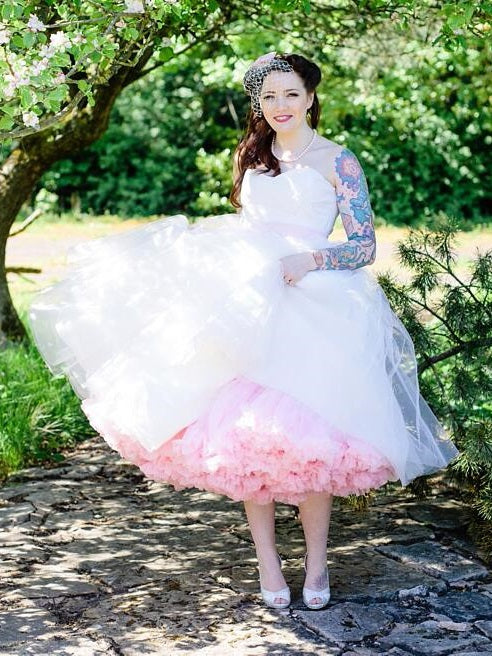 Cheap Strapless 1950s Vintage Short Country Wedding Dress,20111656-Dolly Gown