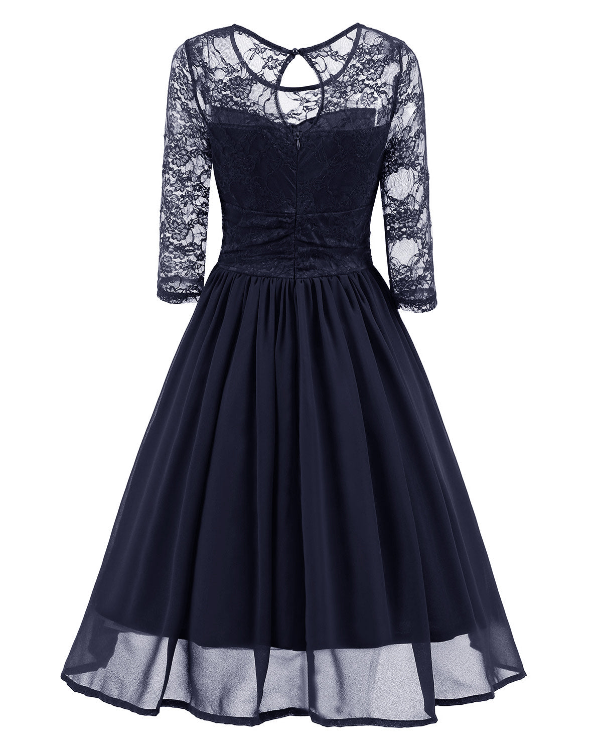 Navy blue holiday dress discount