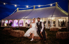 Country Style 50s Style Off the Shoulder Polka Dots Tulle Tea Length Wedding Dress,20082021-Dolly Gown