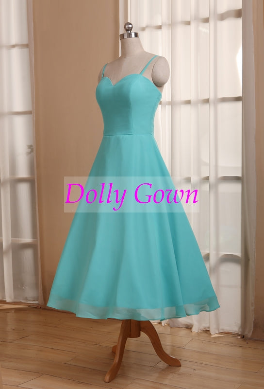 50s bridesmaid dresses Mint Green Tea Length Style Vintage Dress Bra padding Corset back Waist to hem around 28 inches More 1950s Style 25 Vintage 1950s Bridesmaid Dresses