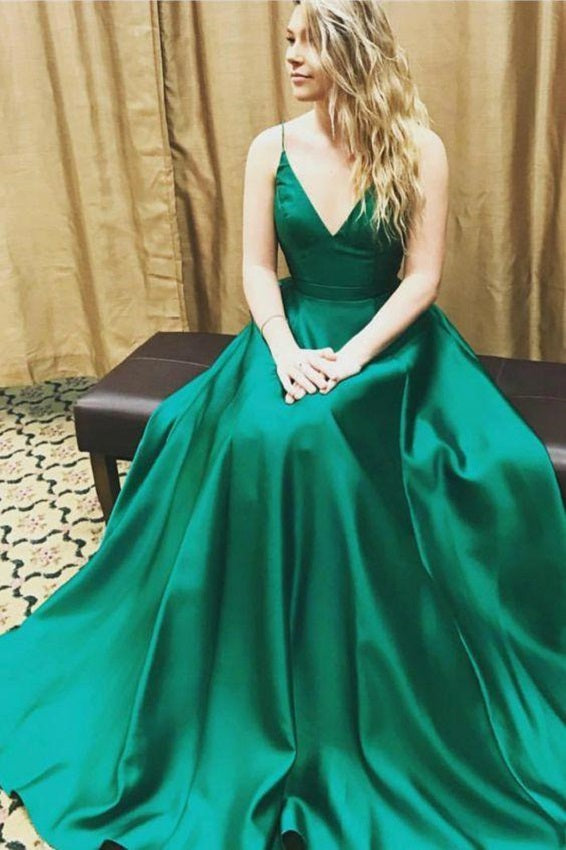 Emerald Green Prom Dress, Best Prom Dresses 2020,Long Homecoming Dress,Robe De Bal,MA007-Dolly Gown