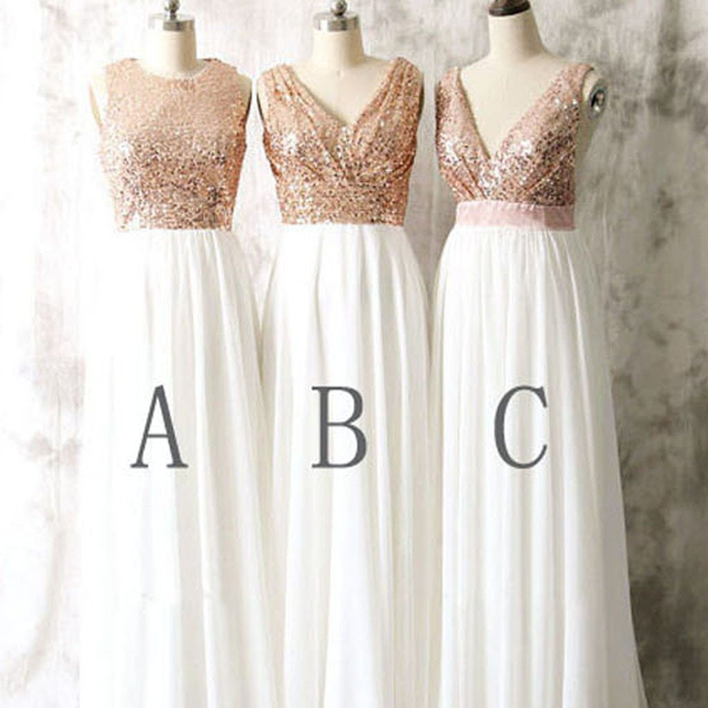 Different Bridesmaid Dresses,White Bridesmaid Dresses,Boho Bridesmaid Dresses,Mixed Bridesmaid Dresses,Fs022-Dolly Gown