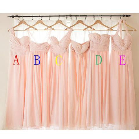 Pink Bridesmaid Dresses,Bridesmaid Dresses Pink,Rose Pink Bridesmaid dresses,Long Bridesmaid Dresses,Bridesmaid Dresses Mismatched,FS077-Dolly Gown