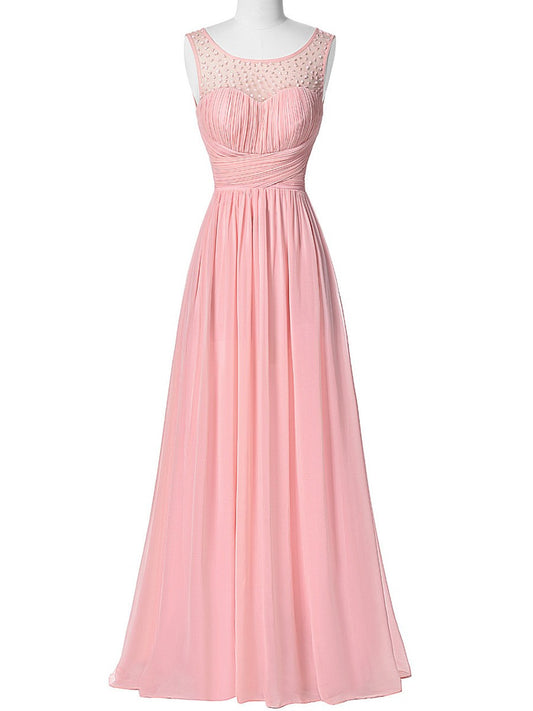 Cheap Pink Bridesmaid Dresses Unique Bridesmaid Dress Robe De Demoiselle D'Honneur Rose FS096-Dolly Gown