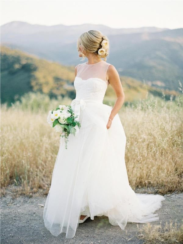 Flowy Wedding Dress,Modest Wedding Dress,2021 Wedding Dress,Bridal Gown,WS036-Dolly Gown