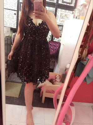 Sexy Red Spaghetti Strap Lace Homecoming Dress Freshsman Formal Dress |Graduation Dress Sexy Red Spaghetti Strap Lace Homecoming Dress Freshsman Formal Dress |Graduation Dress