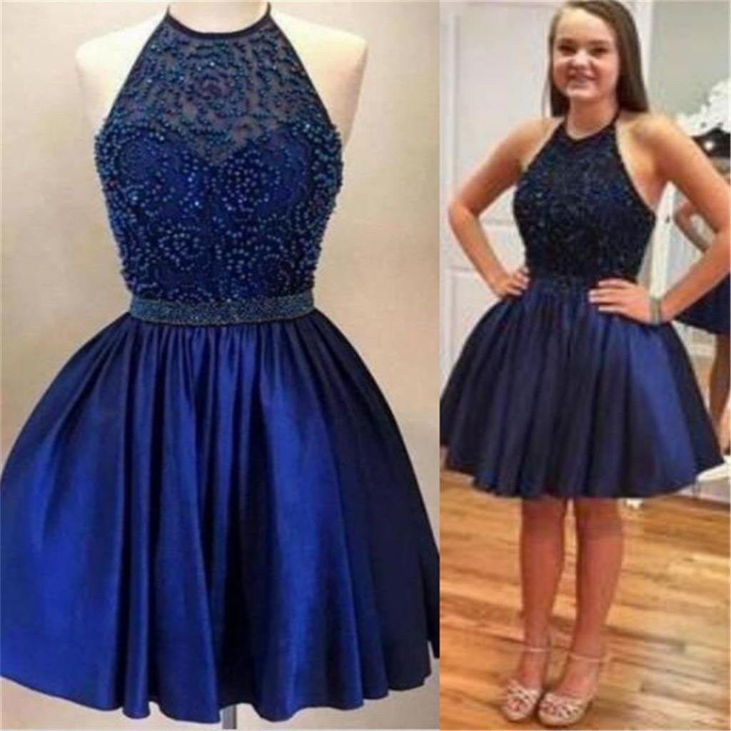 homecoming dresses freshman Cheap Modest Spaghetti Straps High-Low Blush Lace Prom Homeco SposaBridal simple homecoming dresses knee length Layered Homecoming Dress,Short Prom Dress,Modest
