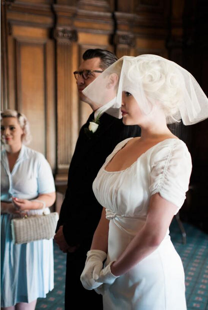 Marilyn Monroe Wedding Dress Vintage Short Sheath Wedding Dress 20110229-Dolly Gown