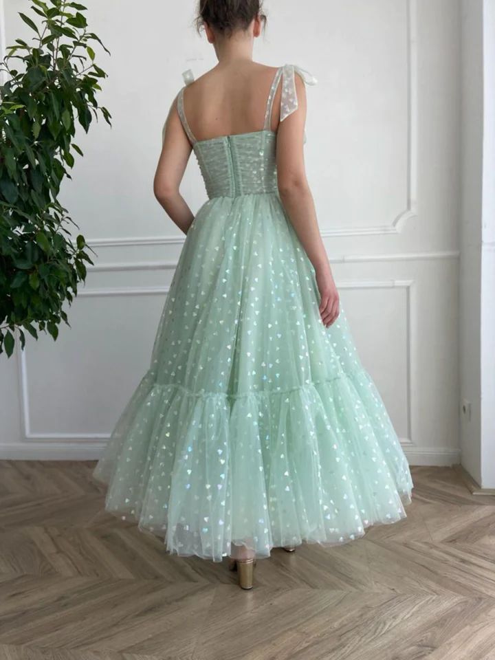 Tea Length Teal Green Dress For Wedding Turquoise Tea Length Dress, Wedding Guest Dress, Mother Of Tea Length Teal Green Dress For Wedding Turquoise Tea Length Dress, Wedding Guest Dress, Mother Of