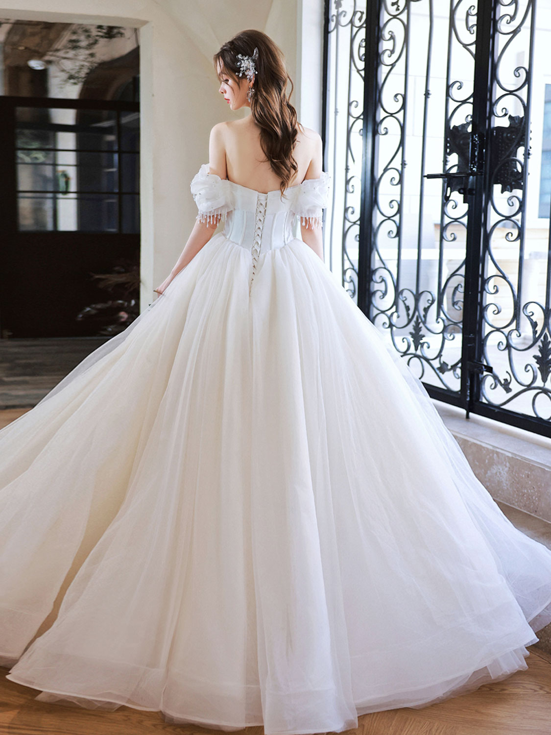 Off Shoulder Mermaid Overskirt Wedding Dress With Detachable Train And Side  Split Graceful Satin Bridal Gown From Weddingteam, $120.69 | DHgate.Com