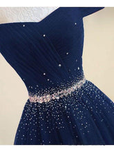 Off Shoulders Red Tulle Floor Length Prom Dress,8TH Grade Dance Dress,GDC1278-Dolly Gown