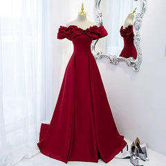 Off the Shoulder Red Prom Dress Black Girl Slays - Dollygown