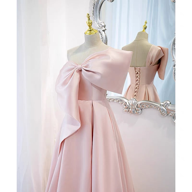 Formal Pink Long Sweet 16th Party Dress -DollyGown