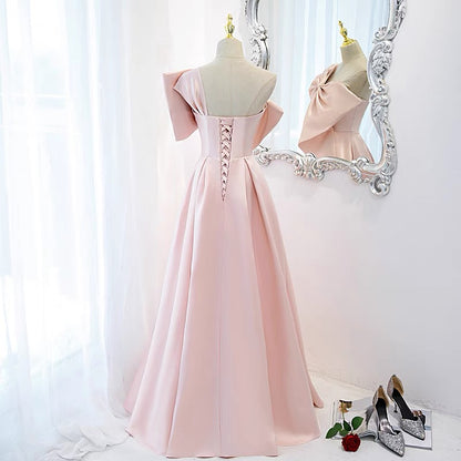Formal Pink Long Sweet 16th Party Dress -DollyGown