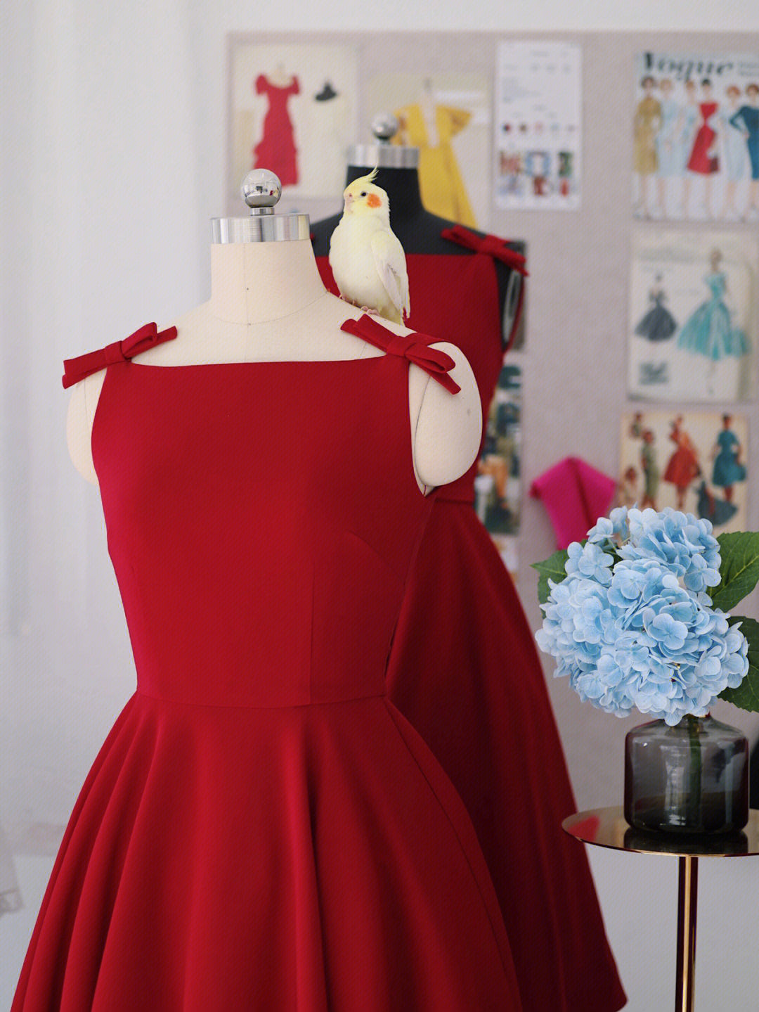 Retro Mrs. Maisel Red Vintage Dress Retro Mrs. Maisel Red Vintage Dress
