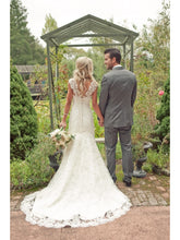 Ridiculously Stunning Lace Wedding Dress with Cap Sleeves,GDC1026-Dolly Gown