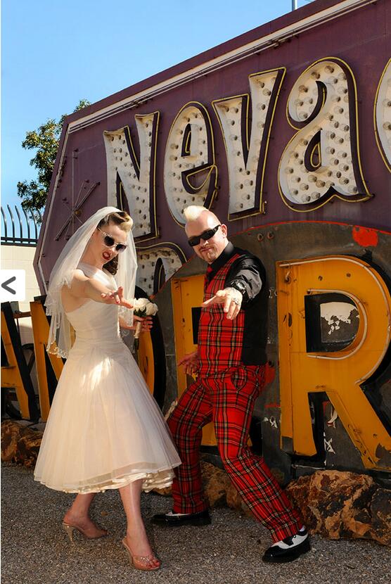 Rockabilly Halter Ruched 50s Style Short Wedding Dress Pinup Wedding Dress,20110124-Dolly Gown