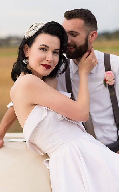 Rustic Country Sweetheart High Low Wedding Dress,20101614-Dolly Gown