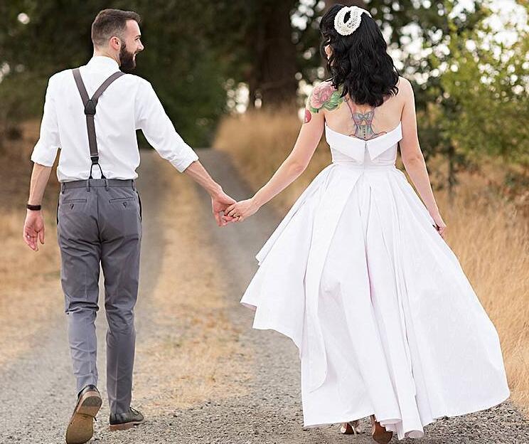 Rustic Country Sweetheart High Low Wedding Dress,20101614-Dolly Gown