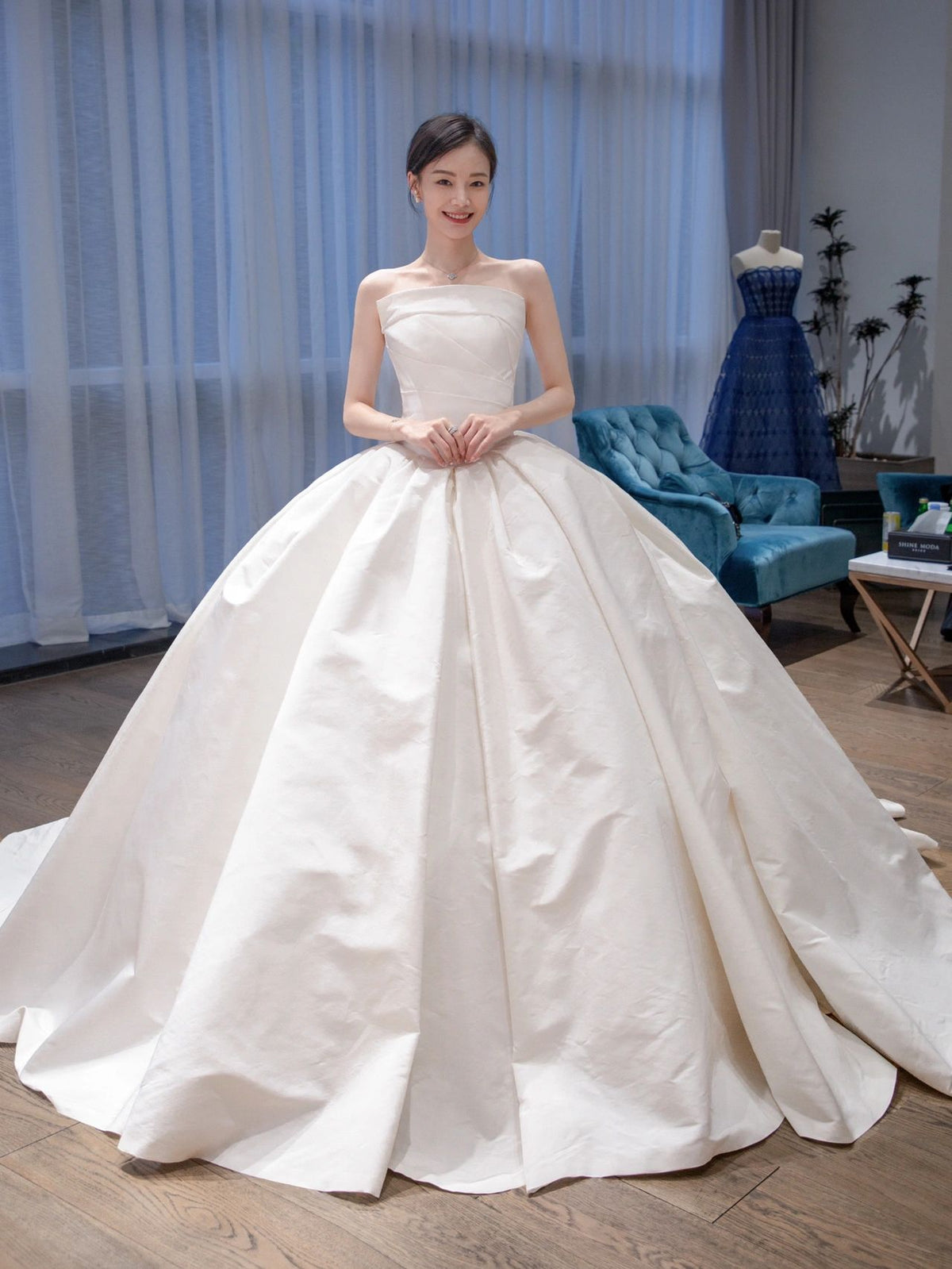 Simple Ball Gown Silk Taffeta Wedding Dress simple-ball-gown-silk-taffeta-wedding-dress