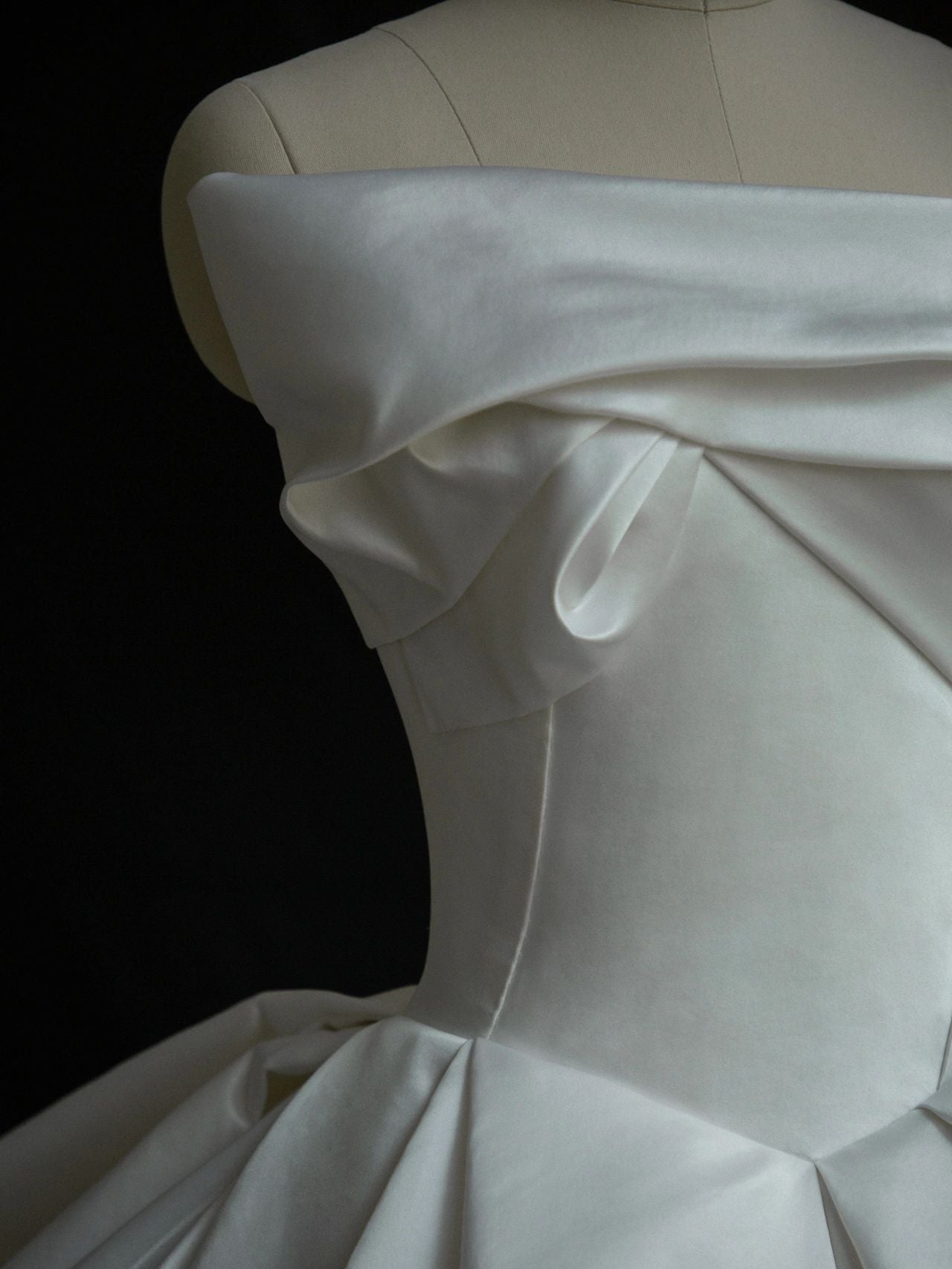 Ball Gown Silk Duchess Satin Wedding Dress - DollyGown