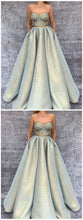 Strapless Bra Bust Long Ball Gown Prom Dress Formal Occasion Dress,GDC1116