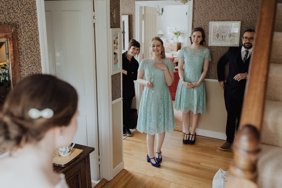 Summer Mint Lace Country Style Rustic Cap Sleeves Short Bridesmaid Dress Summer Mint Lace Country Style Rustic Cap Sleeves Short Bridesmaid Dress