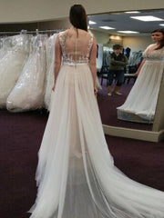 Unique Romantic Tulle Plus Size Wedding Dress,Robe De mariee, GDC1087