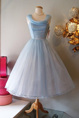 Vintage Homecoming Dress 1950s Prom Dress Homecoming Dress Vintage Blue Homecoming Dress Vintage Prom Dress SSD010