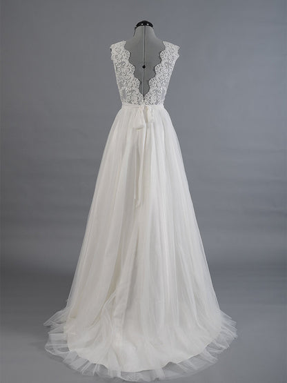 Fairytale Wedding Dress,Princess Wedding Dress,Lace Top Wedding Dress,WS044-Dolly Gown