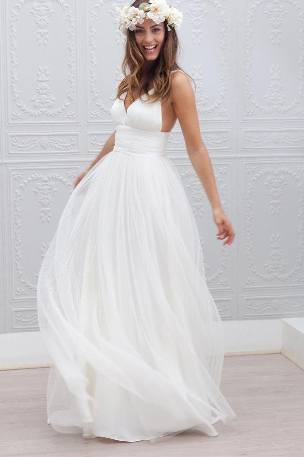Tulle Wedding Dress Spaghetti Straps Wedding Dress Flowy Wedding Dress Sexy Wedding Dress,WS074 Tulle Wedding Dress Spaghetti Straps Wedding Dress Flowy Wedding Dress Sexy Wedding Dress,WS074