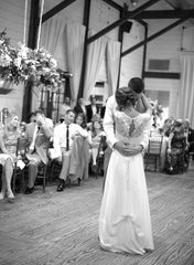 Rustic Wedding Dresses,Cap Sleeves Wedding Dress,Garden Wedding Dress,Elegant Wedding Dress,WS081-Dolly Gown