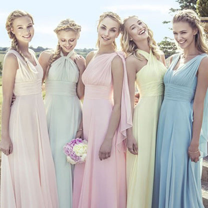 Pastel Bridesmaid Dresses,Different Bridesmaid Dresses,Mixed Bridesmaid Dresses,Long Bridesmaid Dresses,Fs025-Dolly Gown