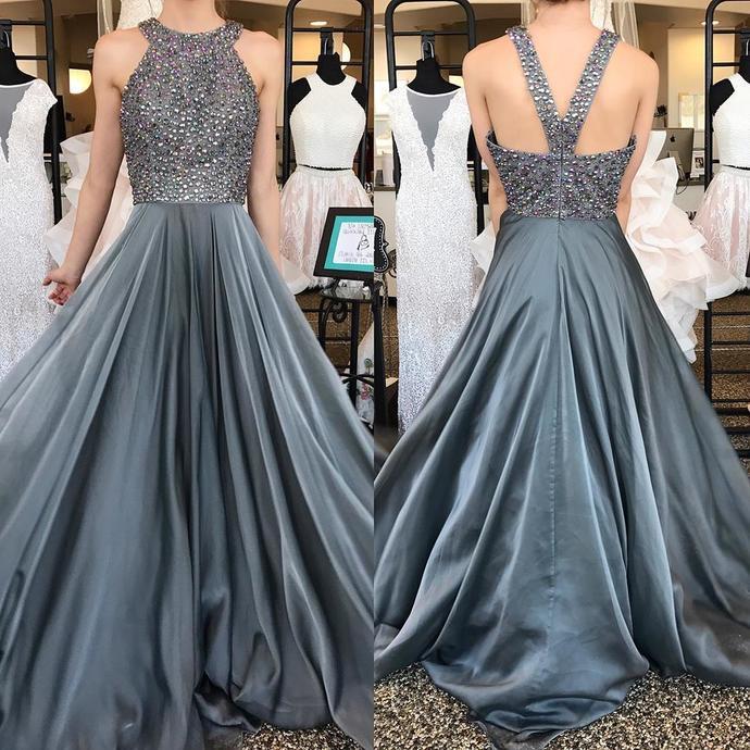 Adjustable lengths gray gown – Fashion Brand Company