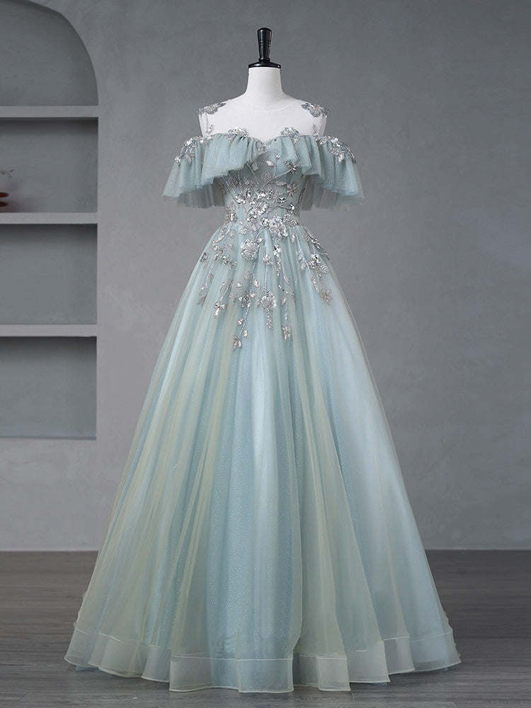 Dusty Blue Ball Gown Off The Shoulder Sweet 16 Dress Dusty Blue Ball Gown Off The Shoulder Sweet 16 Dress